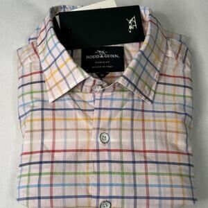 Rodd & gunn Italy dress shirt sports fit plaid mens Medium NWT F